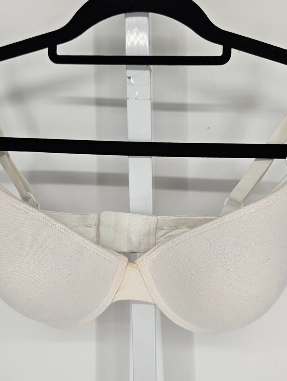 Fruit of the Loom Womens Sz 36C padded Push Up Bra Cotton White